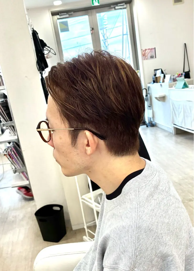 メンズ メンズハイライト カット ヘアカラー garden小山店 Yuka🌿のヘアスタイル