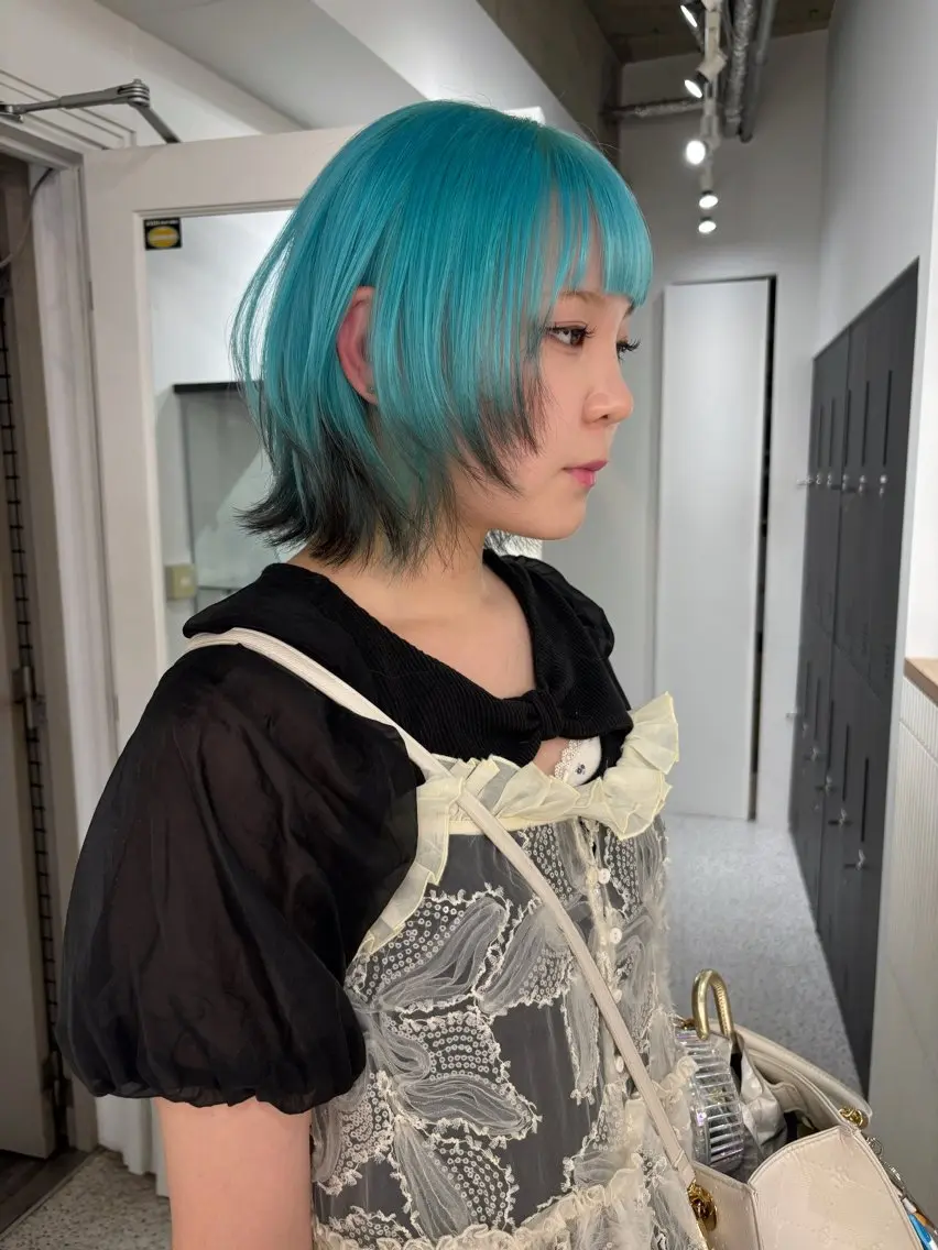 ミディアム ヘアカラー PELE  原宿 airiのヘアスタイル