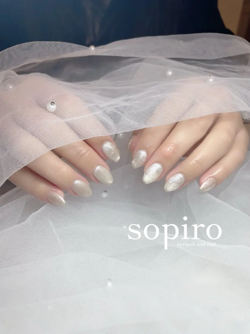 【hand】マグネット•フラッシュネイル🍒の写真
