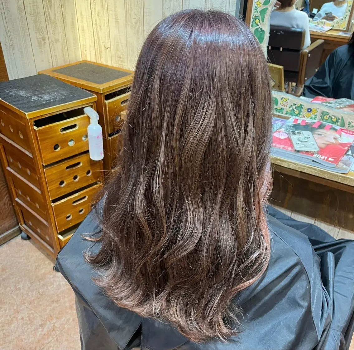 セミロング カラー 透明感カラー グレージュ ✨似合わせカット✨ 青木　みすずのその他イメージ