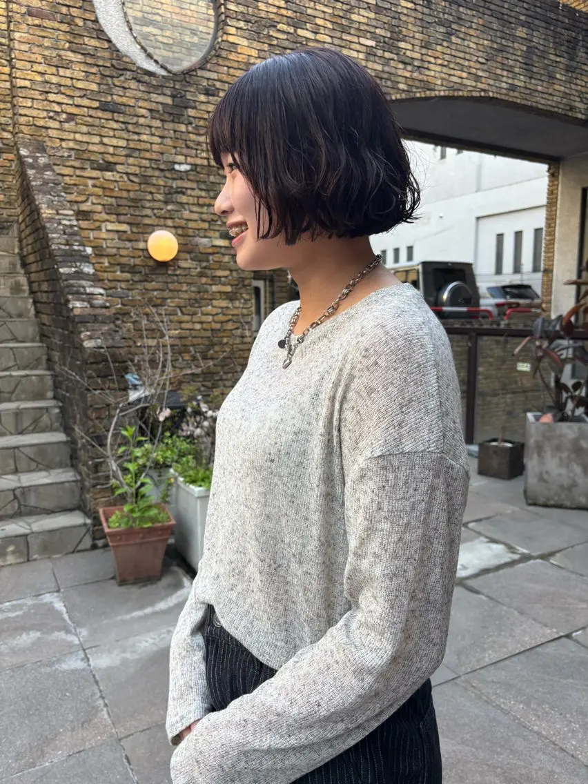 ショート パーマ 杉水 葉月のヘアスタイル