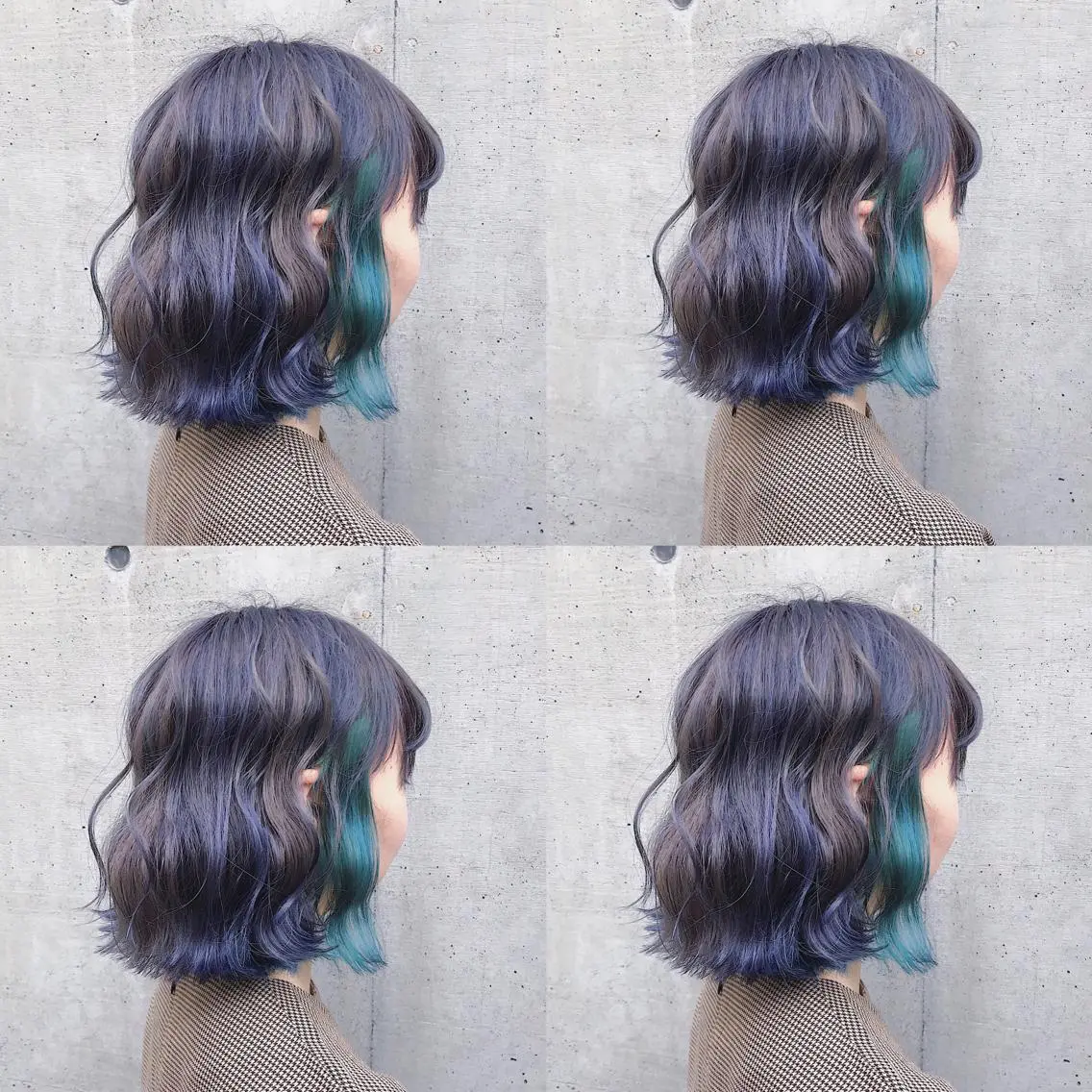 ミディアム カラー ヘアアレンジ ヘアカラー トリートメント TAKUMAブリーチ /切りっぱなし🪽のヘアスタイル