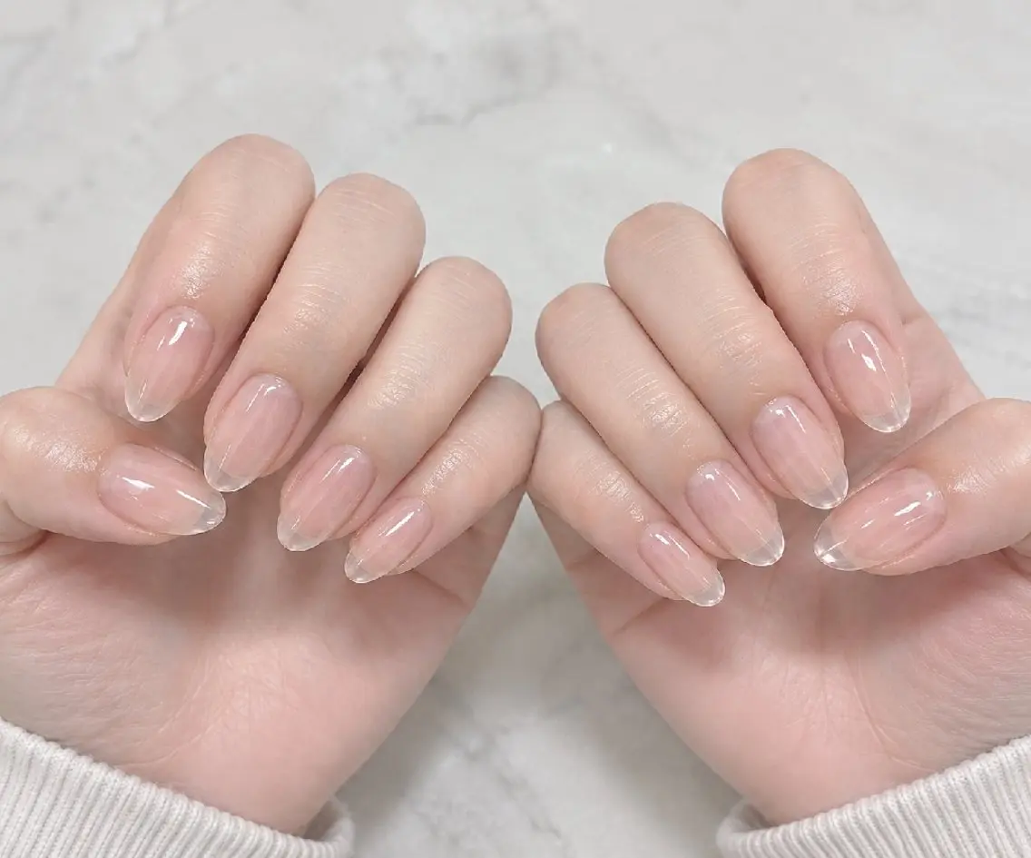 お色が乗せられない方☆クリアジェル💅の写真