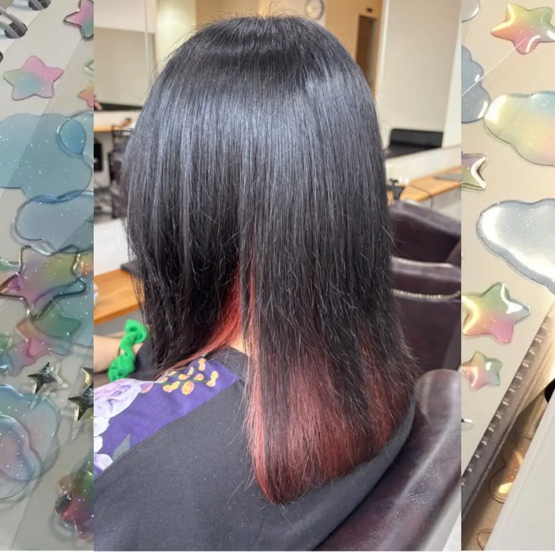 ミディアム カラー カット ヘアカラー 河原 彩心【練習モデル】のヘアスタイル