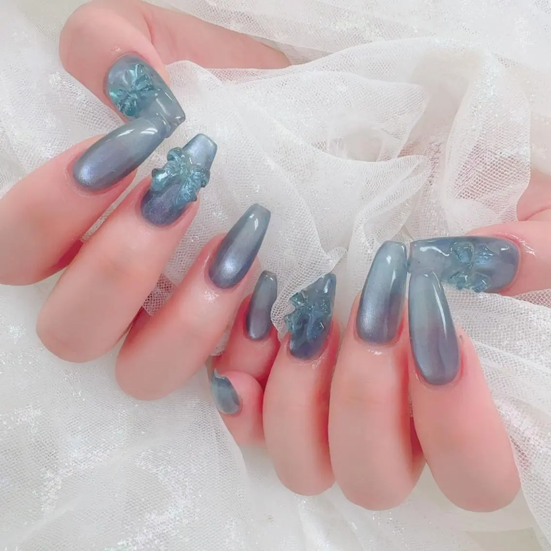 セミロング ハンドネイル CHOnail 道玄坂のネイルデザイン