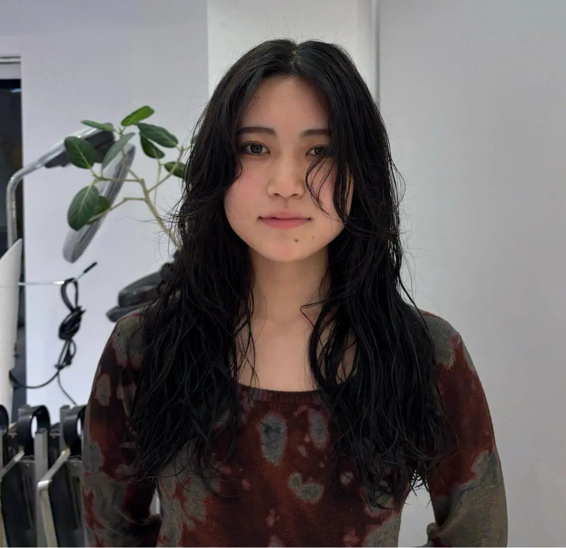 ロング パーマ 山野 華愛のヘアスタイル