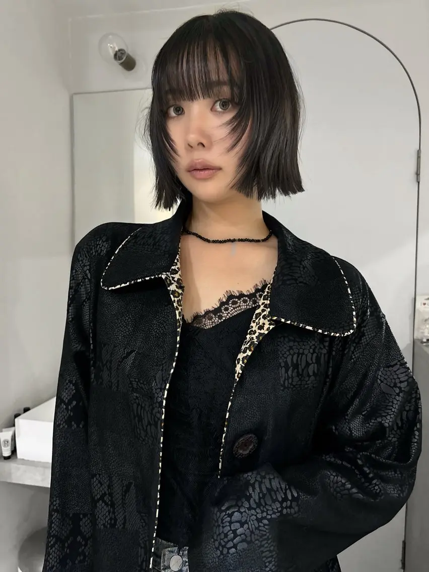 ショート ボブ 韓国風ヘア kanon レイヤー・ボブのヘアスタイル