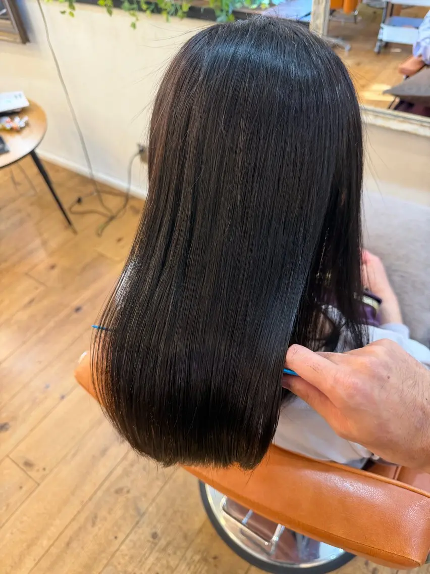 ロング ⚪️髪質改善 縮毛 店長 コウ⚪️のヘアスタイル