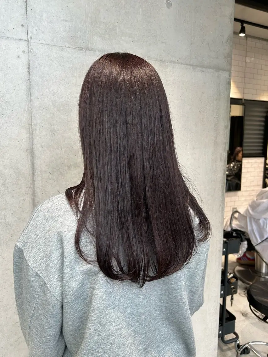 ロング カラー ヘアアレンジ カット ヘアカラー トリートメント ボブ艶モテカラー🫧 カリンのヘアスタイル