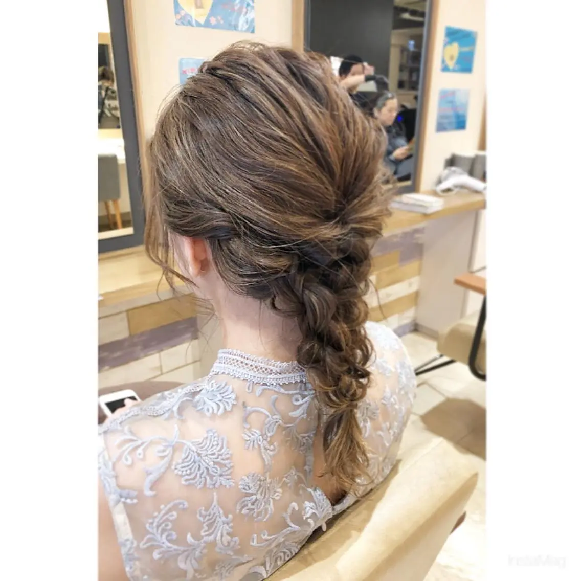 [結婚式やパーティに🎶]お呼ばれヘアセット👑の写真