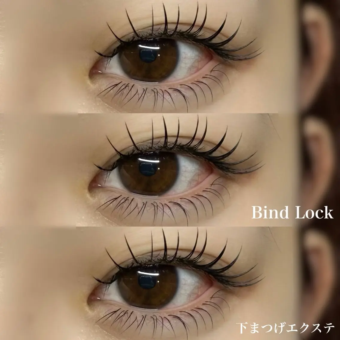 マツエク・マツパ マツエク NOA名駅束感まつげ ×眉毛SENA🎀のマツエク・マツパデザイン