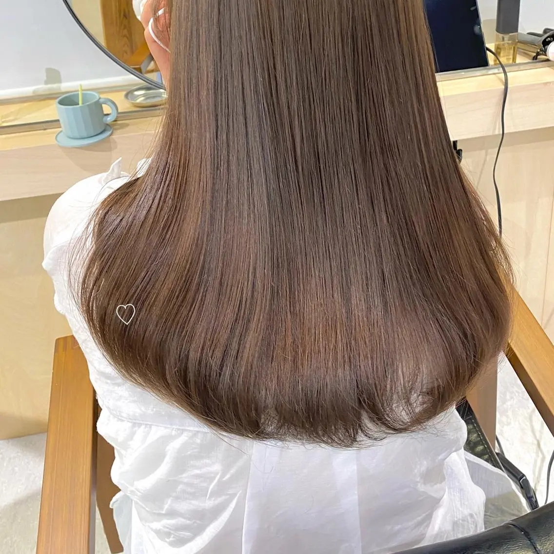 カラー ブリーチ ブリーチなしカラー mizuki/ピンク ベージュ.レイヤーのヘアスタイル