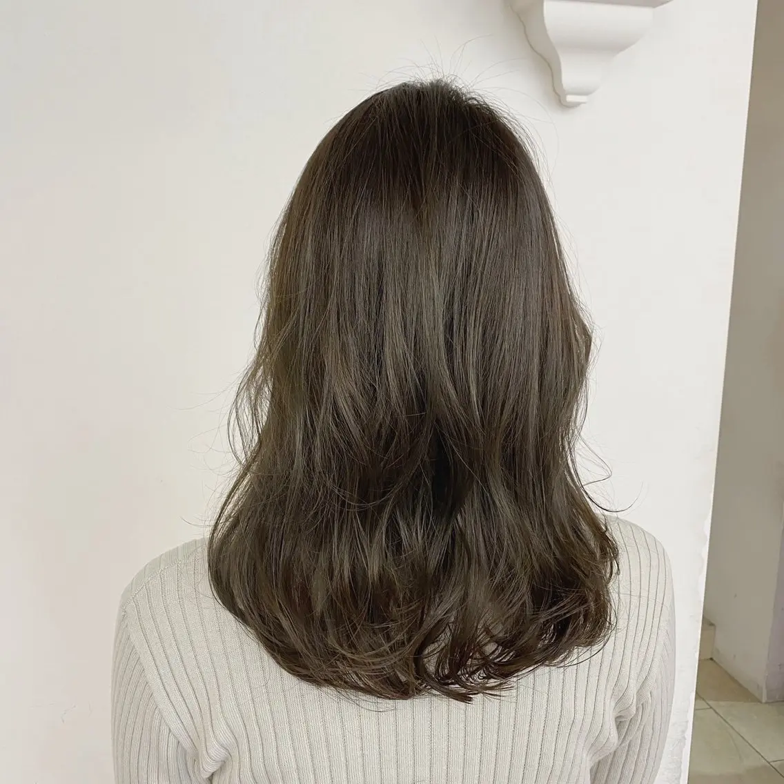ロング ロング パーマ 髪質改善　ボブ 外ハネボブ　白間　光のヘアスタイル