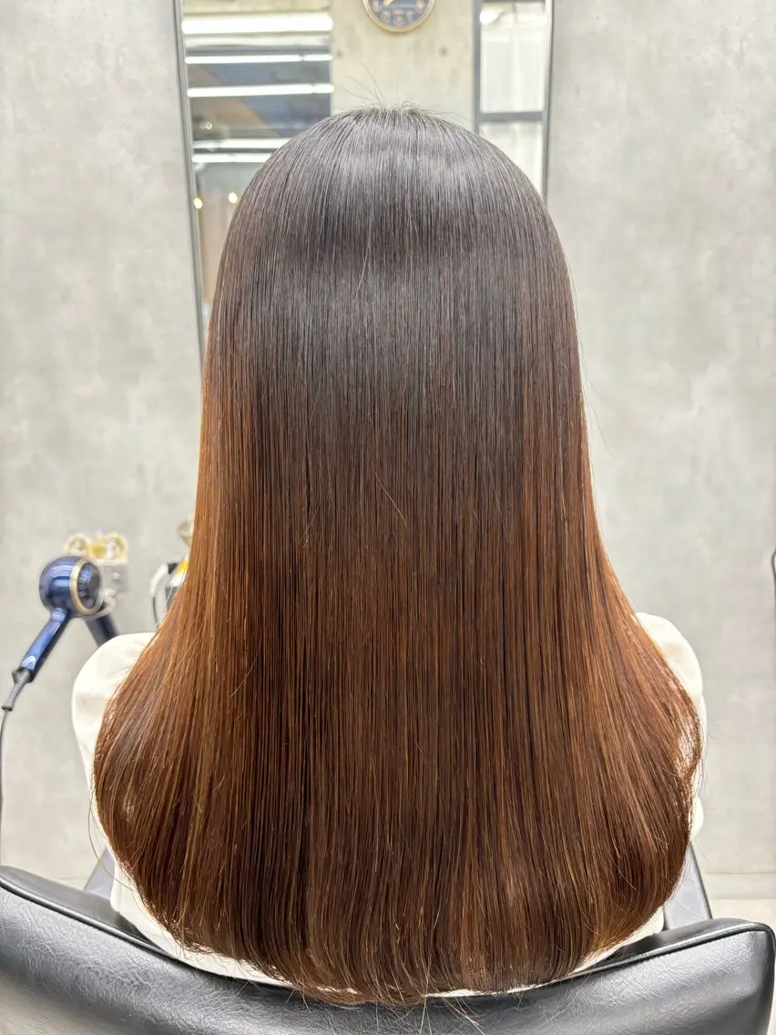 ロング 髪質改善 縮毛矯正 トリートメント すぐ巻ける縮毛矯正 🍀勝倉　麗のヘアスタイル