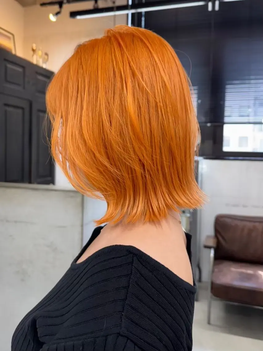 ショート カラー ヘアアレンジ ゆめか🦋 /似合わせカラー💖のヘアスタイル