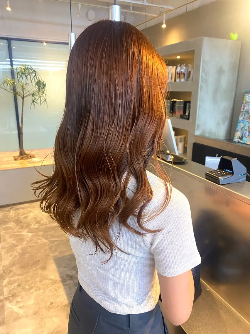 ロング カット ヘアカラー ブリーチカラー特化 ✨️永井諒のヘアスタイル