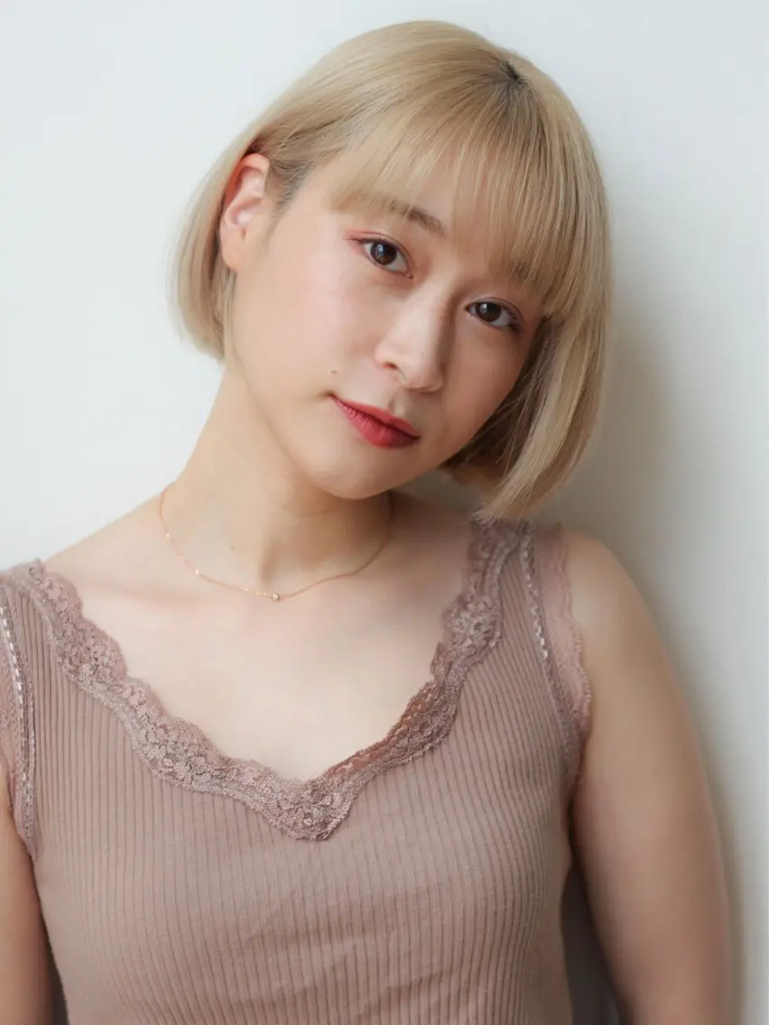 ショート ボブ カット ヘアカラー トリートメント 髪質改善/韓国風 レイヤー/田村祐樹のヘアスタイル