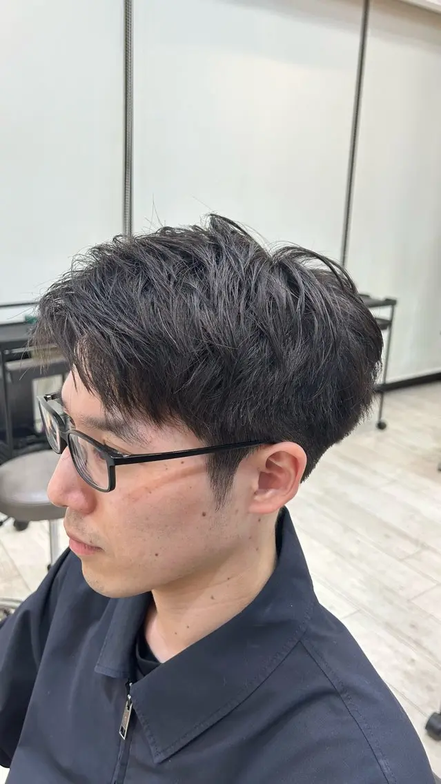 メンズ カット イシヅカ ココロのヘアスタイル
