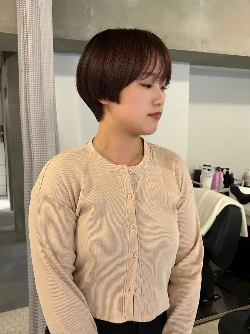 ショート ハンサムショート ショートヘア 小野 明日香のヘアスタイル