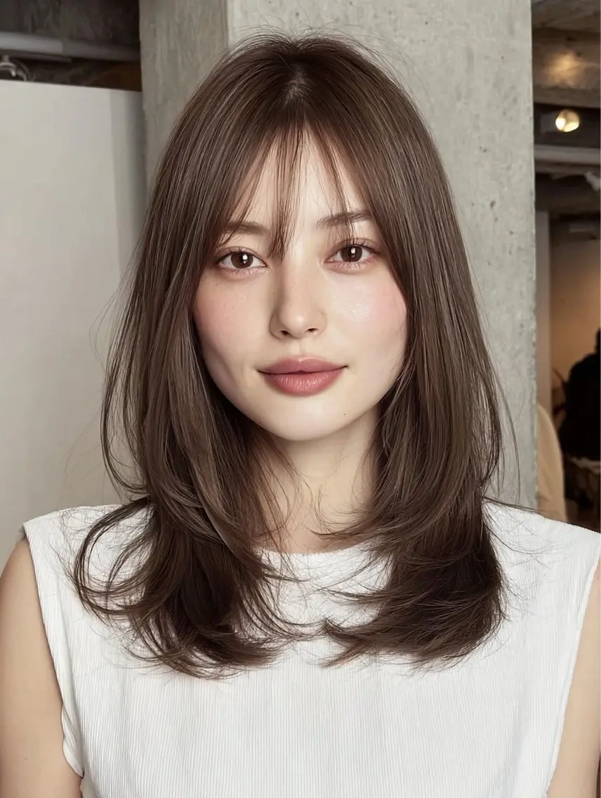 セミロング 中島 春輝のヘアスタイル