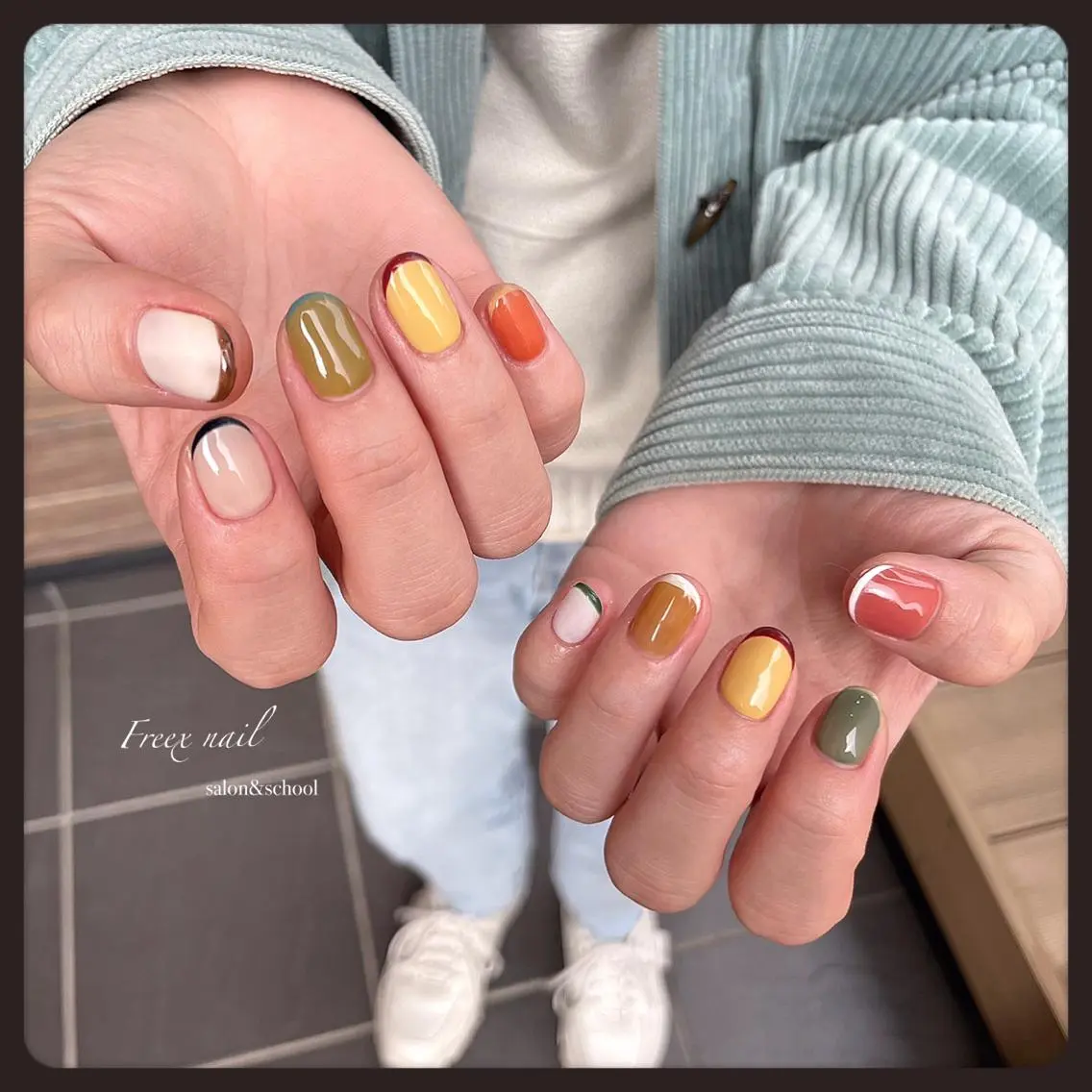 ネイル 持ち込み ハンドネイル ハンドケア freex nail /ニュアンス/個性派のネイルデザイン
