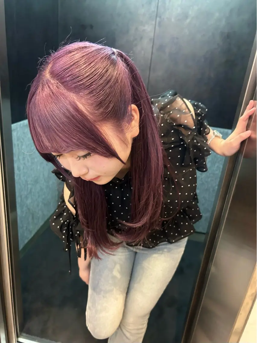 セミロング カラー レイヤーカット レイヤーカット♡ のぐちまおのヘアスタイル