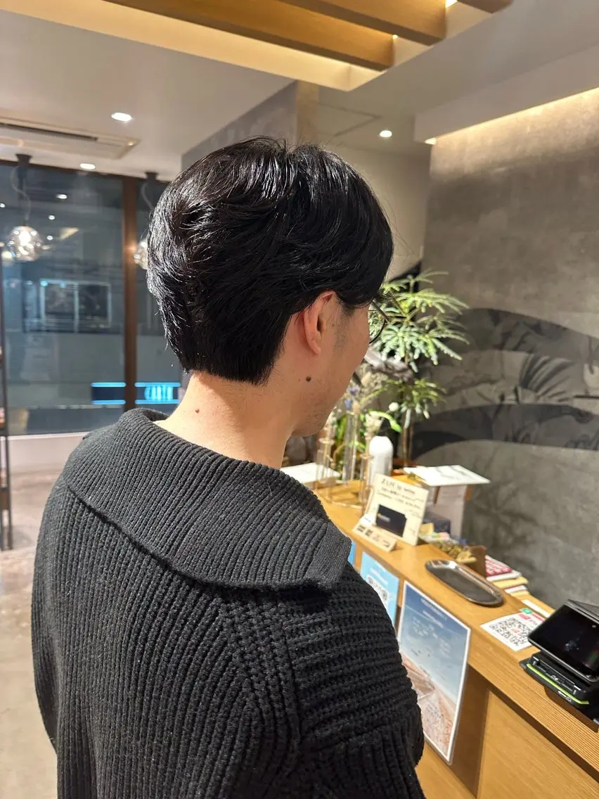 メンズベーシックパーマ×カット※再来の方は+3300円の写真