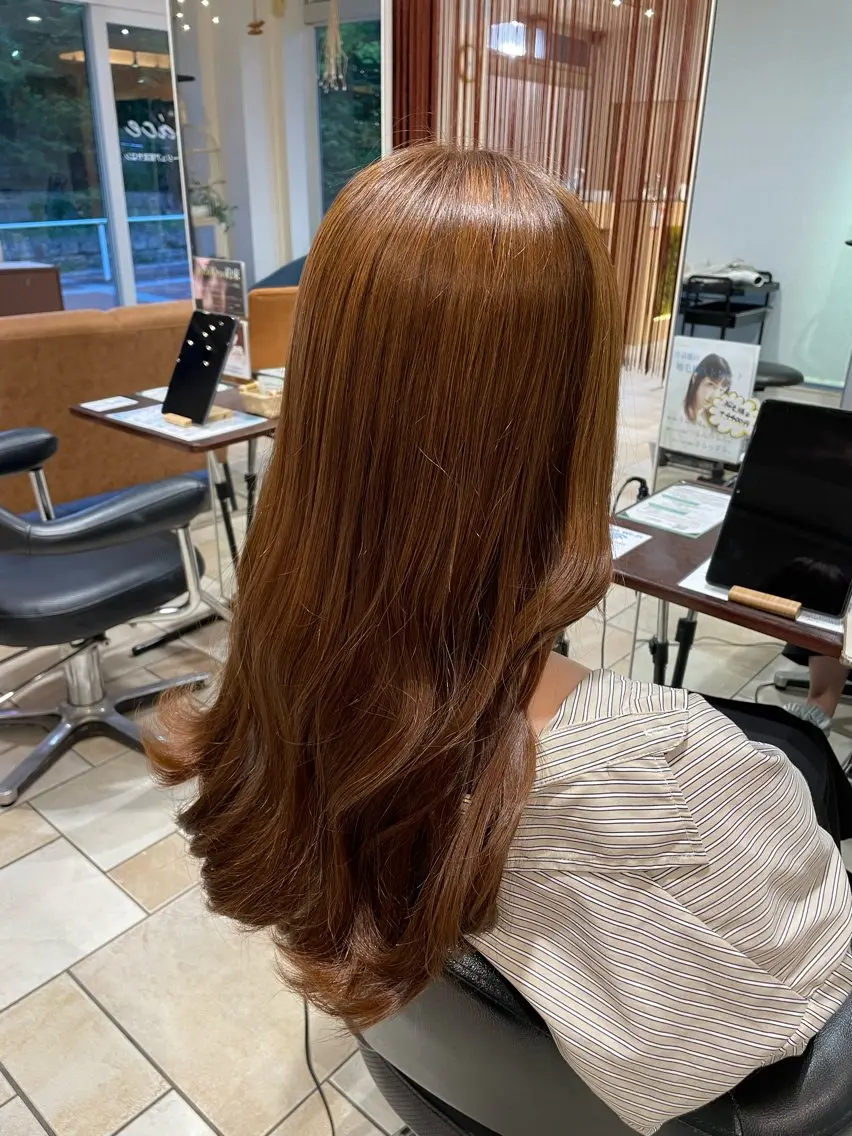 ロング 松本 美涼のヘアスタイル