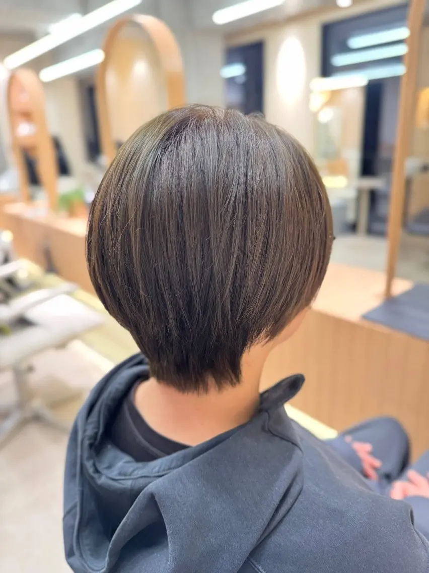 メンズ限定◎自然な仕上がり縮毛矯正+カットの写真
