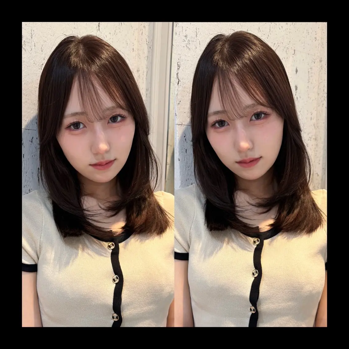 セミロング カラー カット ヘアカラー トリートメント mai / linoah˚✧のヘアスタイル