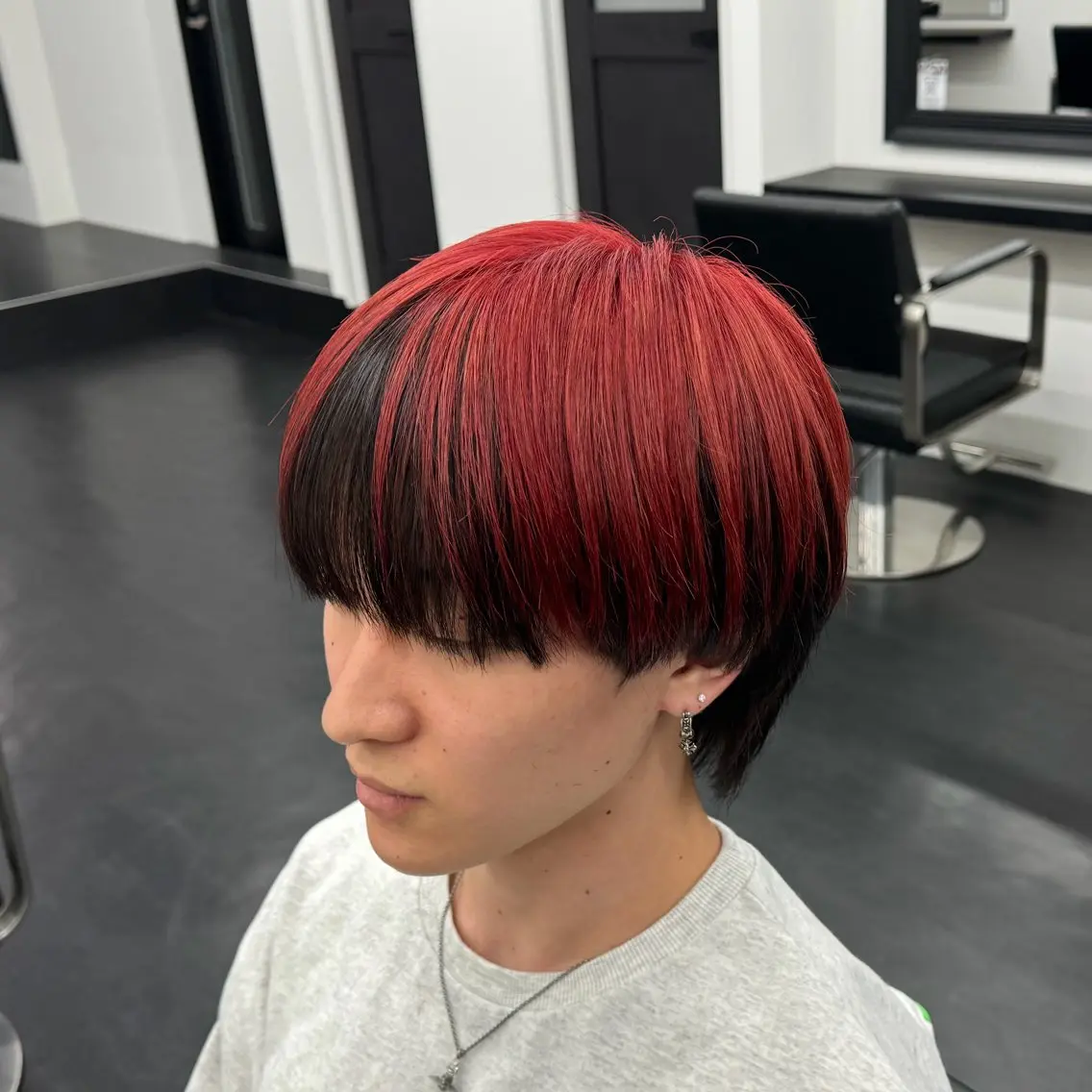 カラー メンズ カット ヘアカラー メンズ特化 このかのヘアスタイル