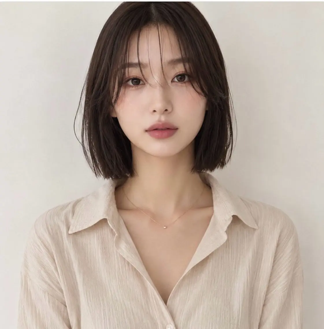 ショート カラー ボブ くびれヘア 顔周りカット 小顔カット カット ヘアカラー トリートメント 新宿/モテ🤍 トレンドヘア/ワカナのヘアスタイル