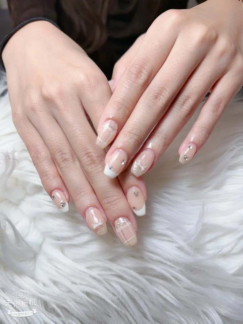 ネイル 長さ出し フレンチネイル グラデーション 韓国ネイル マグネットネイル ハンドネイル VB HEAVEN nailのネイルデザイン