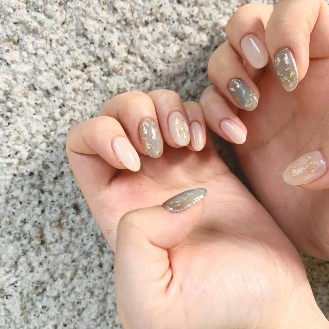 ネイル ニュアンスネイル ハンドネイル フットネイル nail salon mieux(ミュー)のマツエク・マツパデザイン