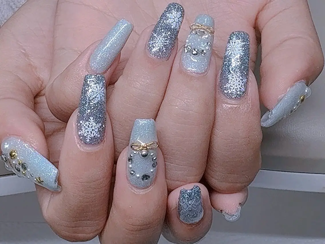 ネイル チークネイル 長さ出し フラッシュネイル フットネイル フレンチネイル Nail&Eyela sh Nanaのネイルデザイン