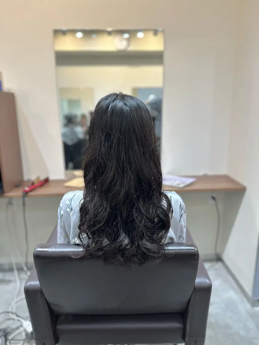 ロング カラー パーマ カット ヘアカラー パーマ トリートメント 平日オススメ✨ コスパ&タイパ✨山下のヘアスタイル