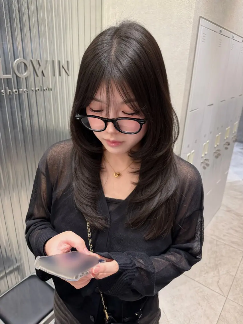 ロング カット ヘアカラー トリートメント ai ｜ 似合わせhair♡のヘアスタイル