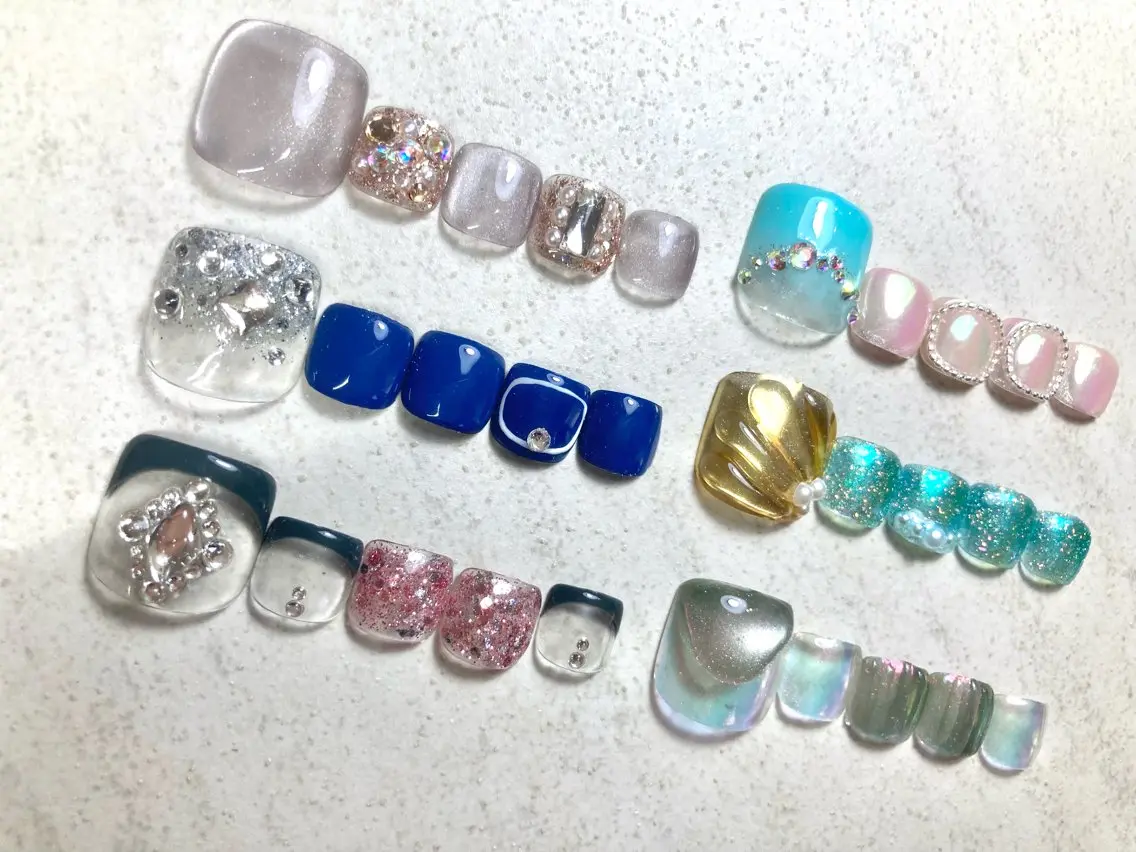 ネイル フットネイル sary nailのネイルデザイン
