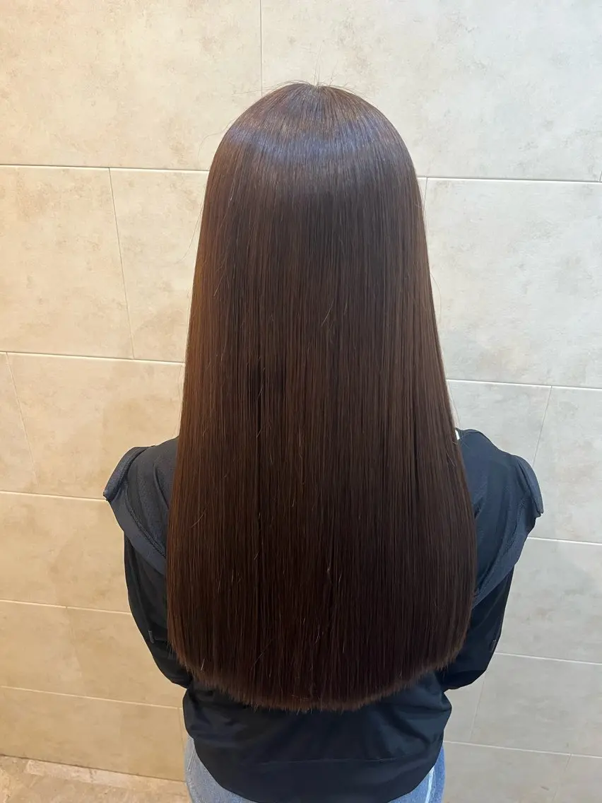 ロング カラー カット ヘアカラー トリートメント 【髪質改善 艶髪】 布川 莉穂のヘアスタイル