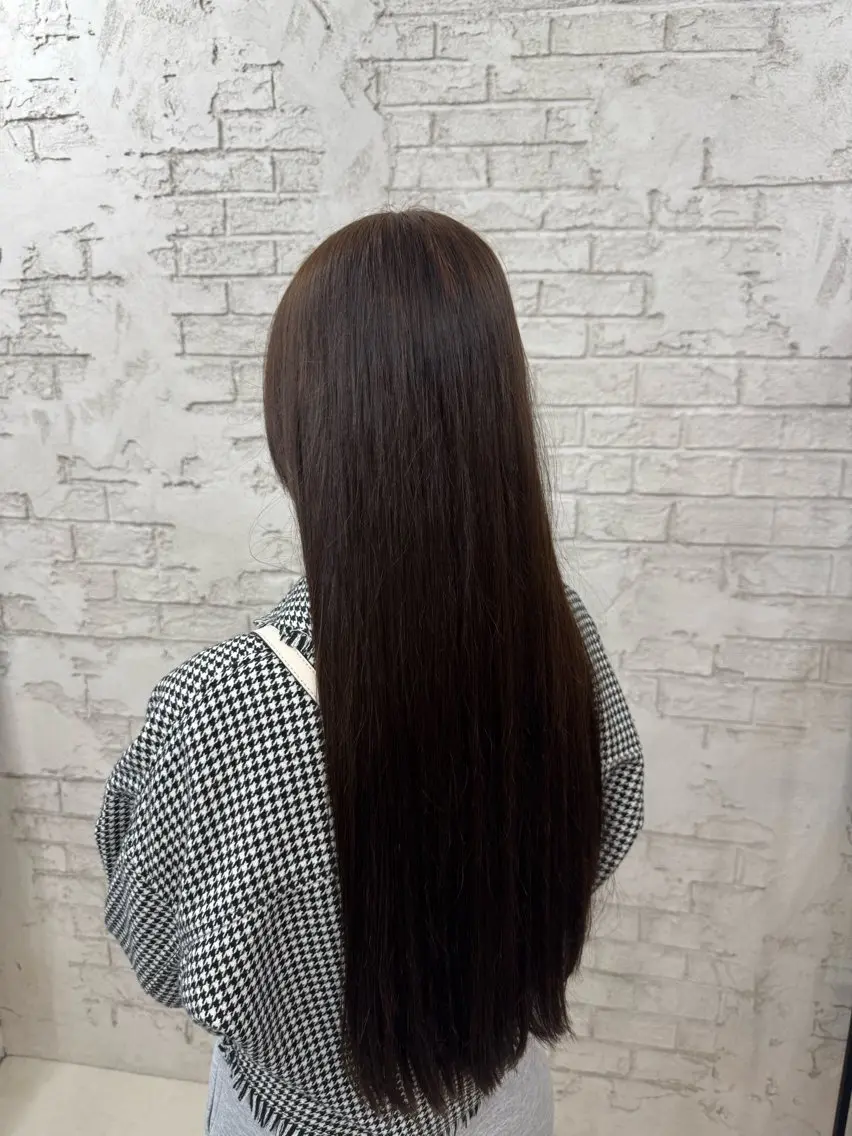 カラー 縮毛モデル募集中 💙あみ🙌🏻のヘアスタイル