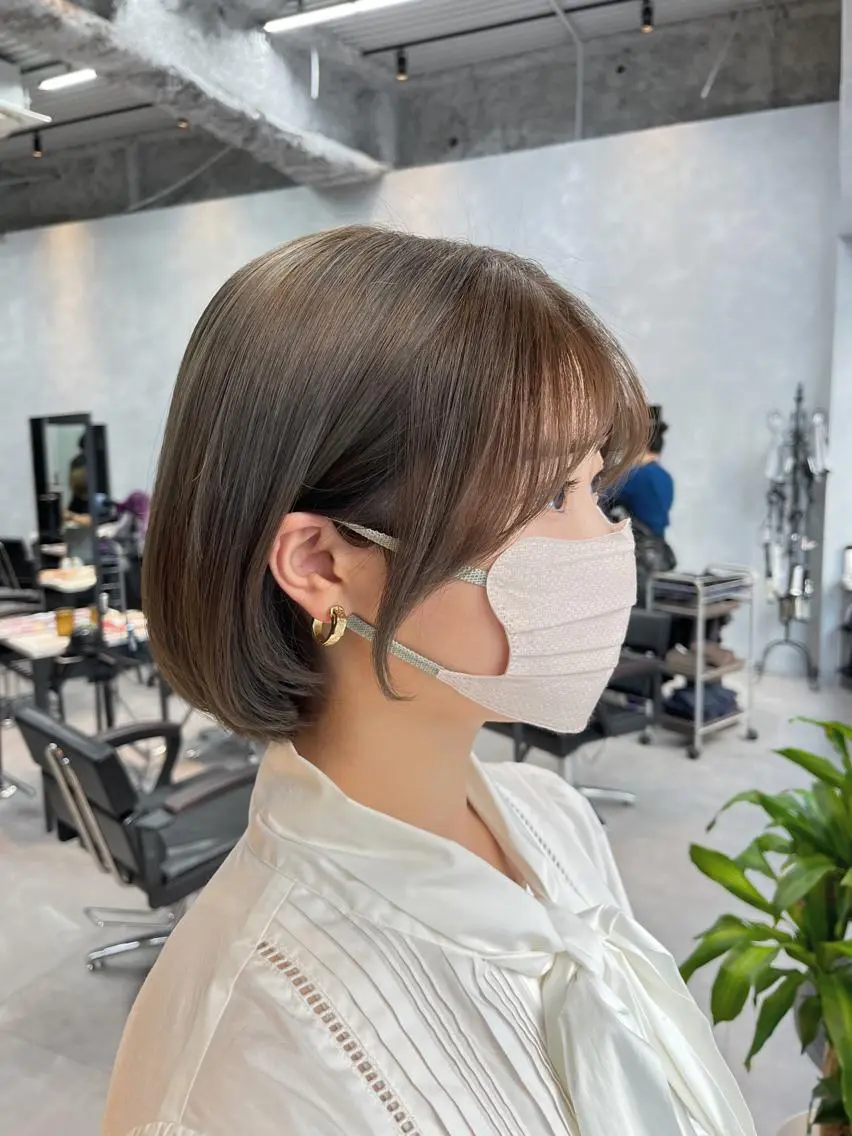 🎀うる艶カラー+🌿ハホニコトリートメントの写真