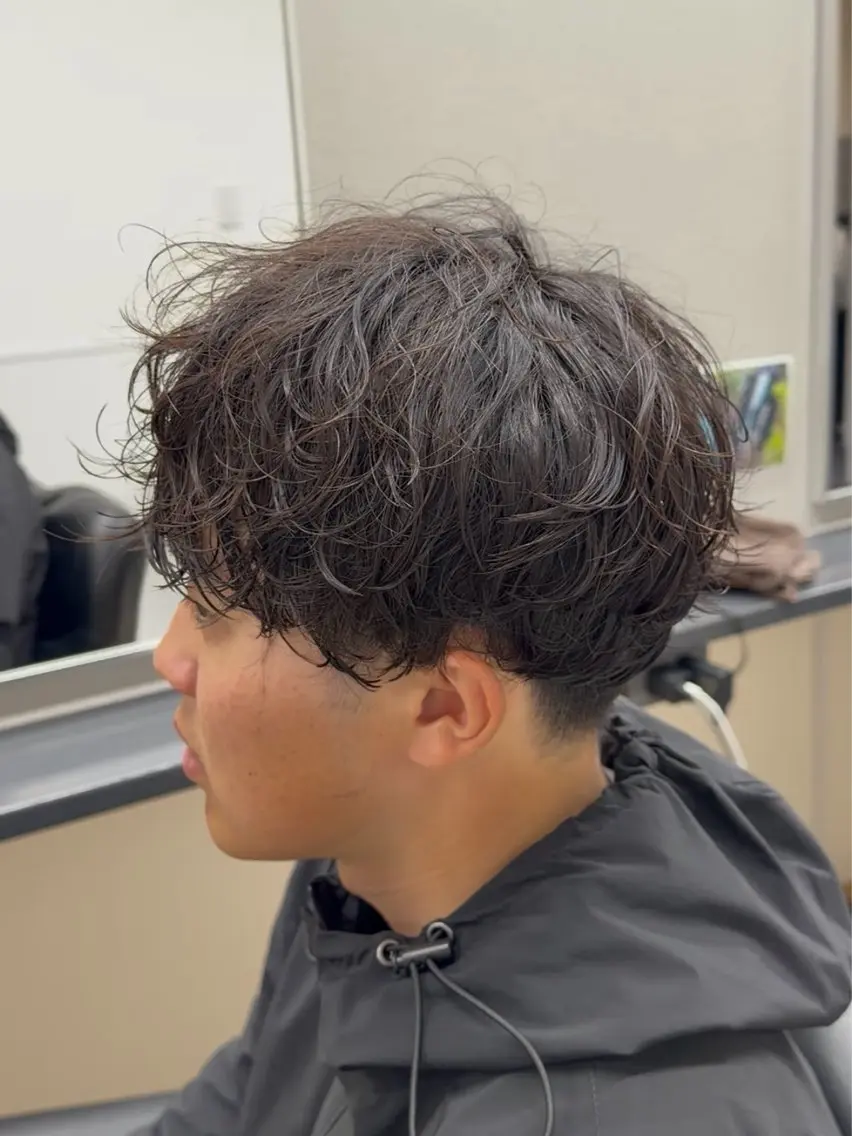 ショート パーマ メンズ カット パーマ Men's NAM 八角のヘアスタイル