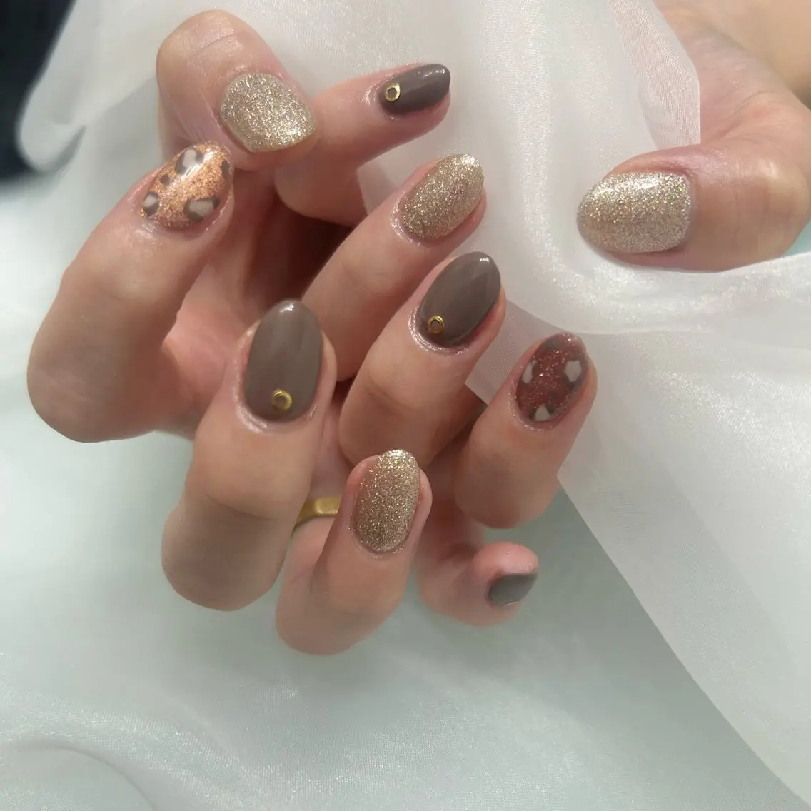 ネイル マグネットネイル ハンドネイル SweetOlive HINAKOのネイルデザイン