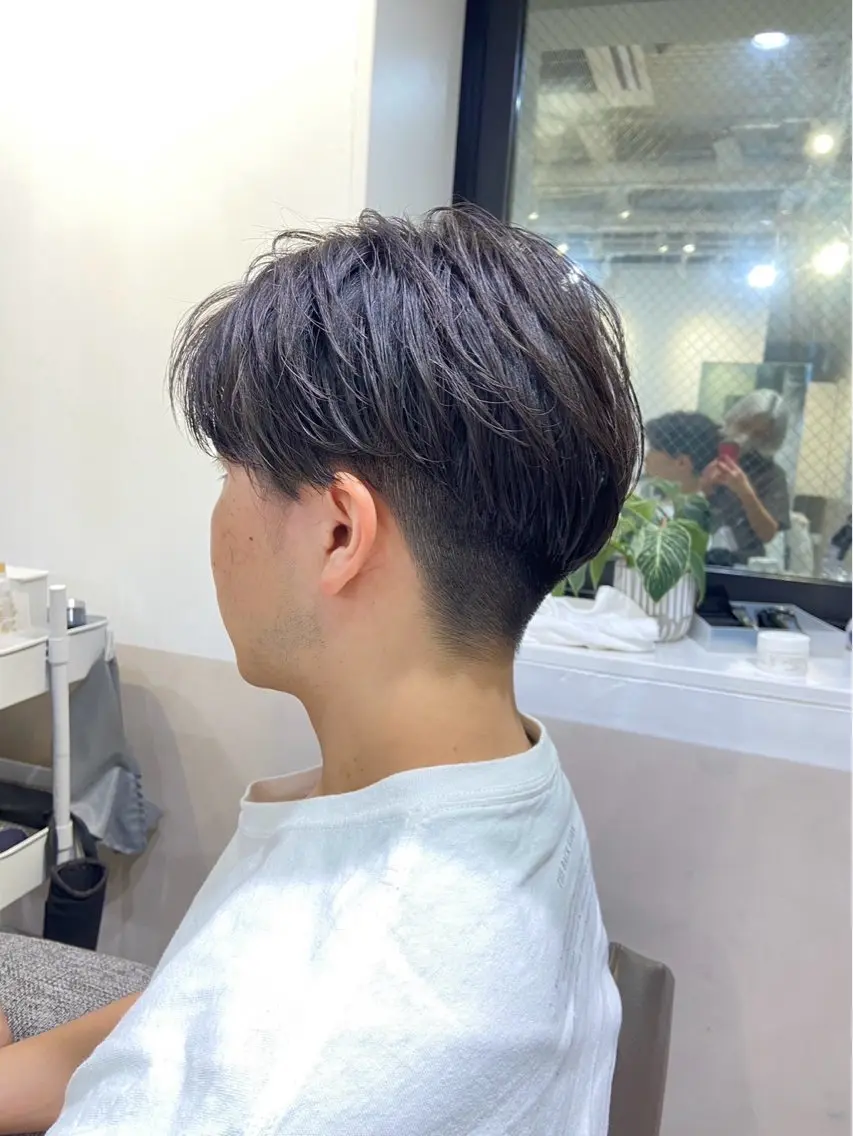 ショート メンズ清潔感のプロ 💈メンズパーマ藤田のヘアスタイル
