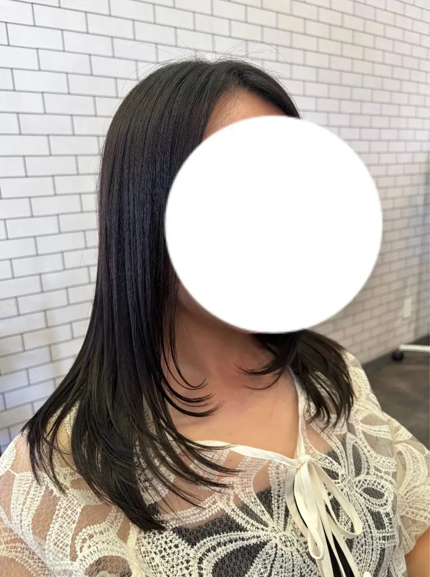 ミディアム カット カットモデル RURUのヘアスタイル