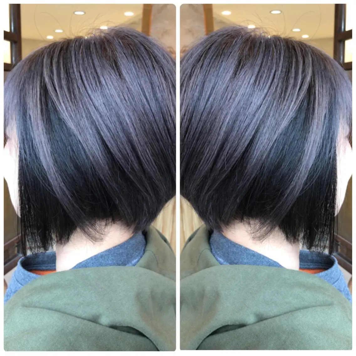 ショート カラー ラベンダーカラー シルバー ヘアカラー トリートメント 小山内 龍一郎 店長のヘアスタイル