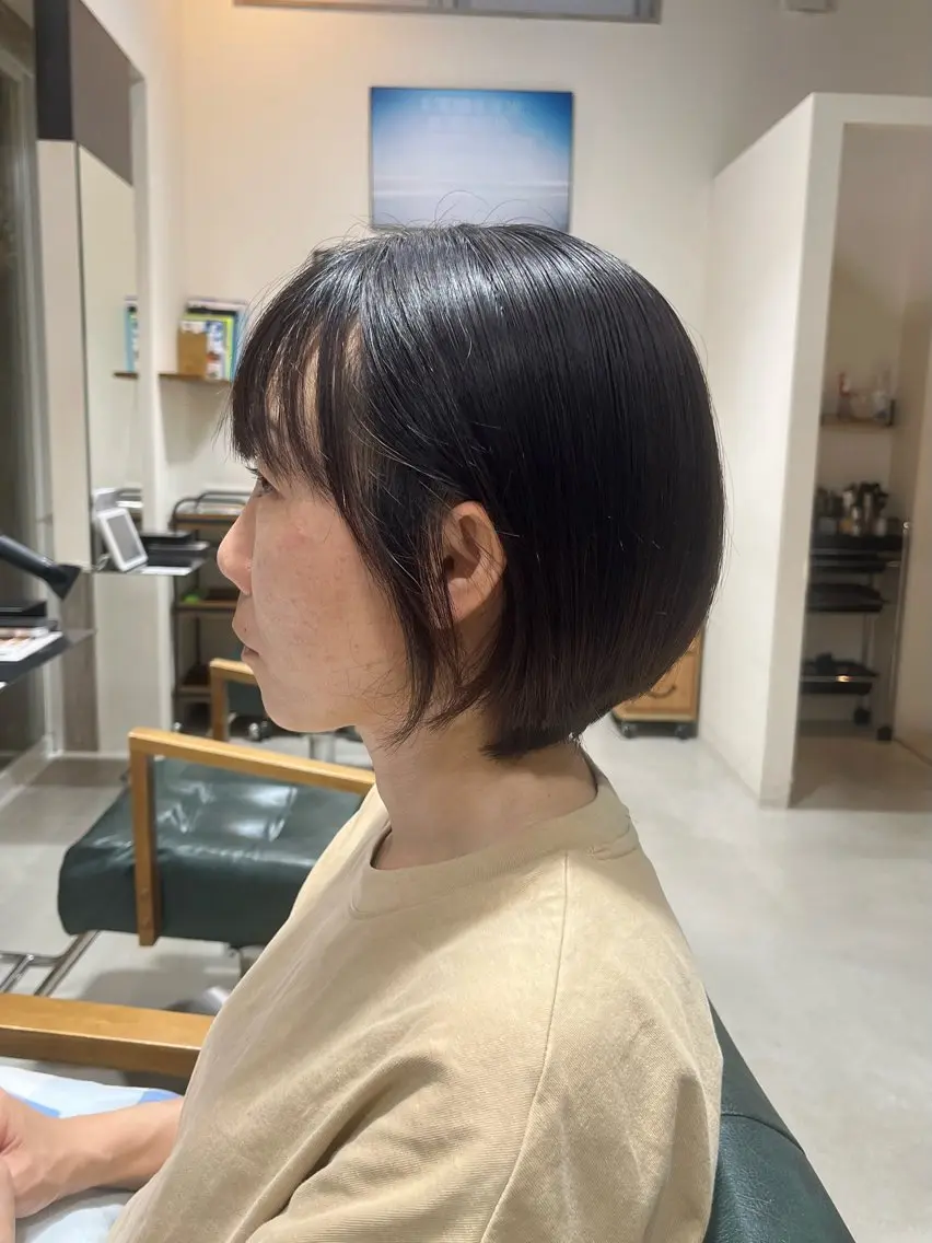 ショート ショートボブ ボブ ショートヘア 宮川 結妃のヘアスタイル