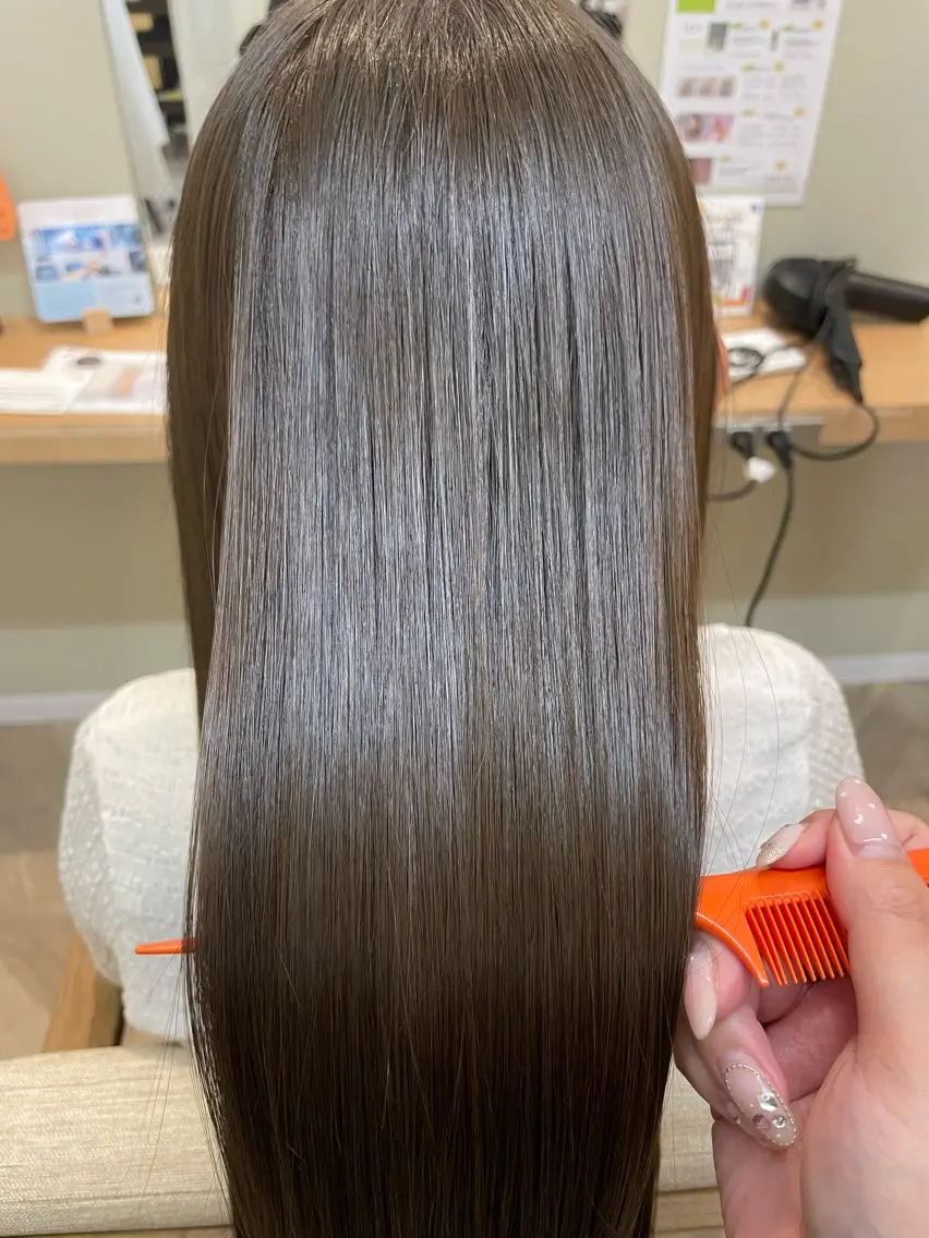 ロング カラー Hairate坂戸 キシダのヘアスタイル