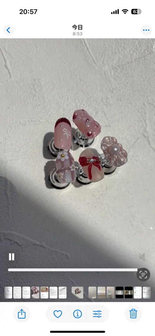 ネイル フレンチネイル ガーリー ハンドネイル nails 🎀meのネイルデザイン