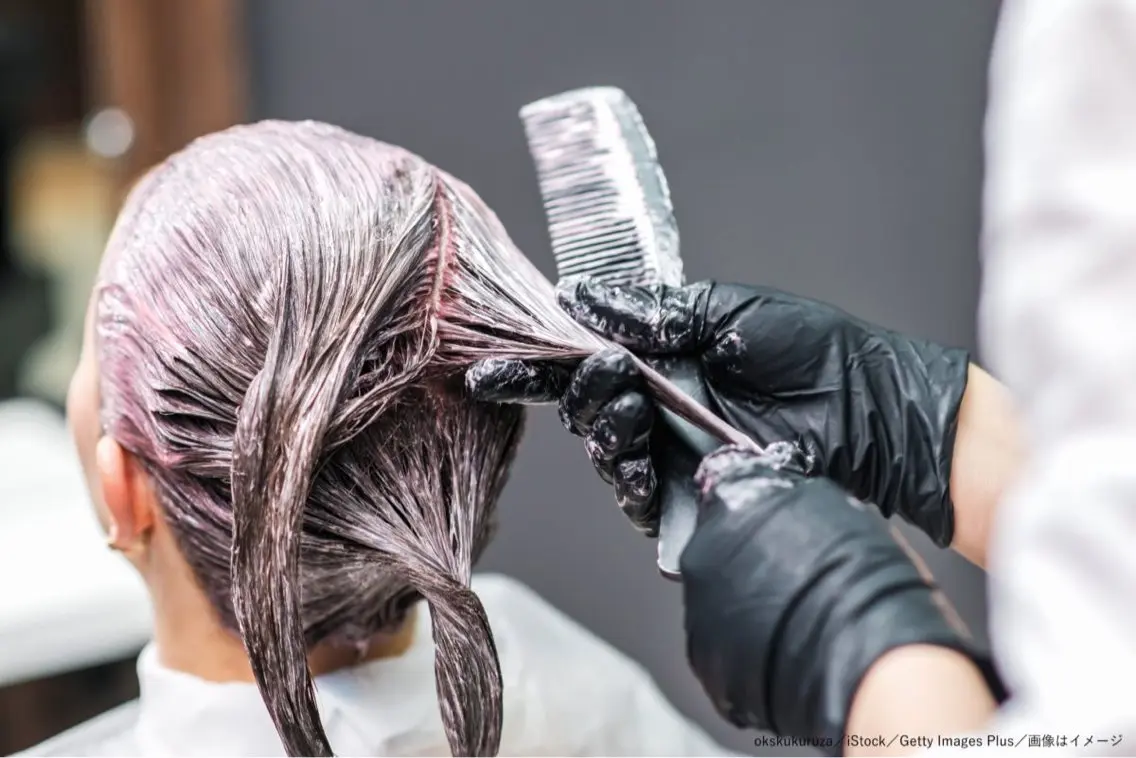 ヘアカラーの写真